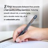 Zebra Pen Z-Grip Retractable Ballpoint Pen, Smooth-Flowing Black Ink, 1.0mm