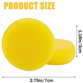12Pack Pottery Sponges Painting Sponge Artist Sponge Round Sponge Craft Sponges Watercolor Sponge for Graffiti Painting Crafts Synthetic Artist Sponges Painting Pottery