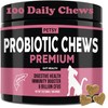 Probiotics for Dogs 5BIL CFUs FOS, PreBiotics, 12 Strains Good