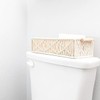 AIMALL Hand-Woven Cotton Rope Storage Basket with Wooden Handles, Square