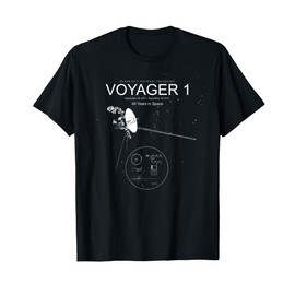 Voyager 1-Humanity's Farthest Spacecraft-40 Years in Space T-Shirt