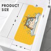 Bathtub Shower Mat 40X16 Inch, Non-Slip, for Toddler, Cat Kawaii