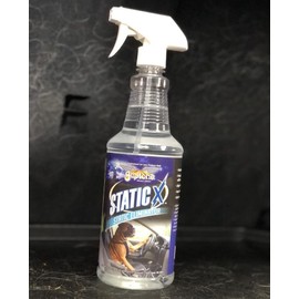 Gliptone Static X Static Eliminator, Removes Dust, Fingerprints, Pet Hair, Lint. Safe for use on Glass, Plastics, Metal and All Types of Fabrics, Computer Monitors, Mobile Devices (32 Fl Oz)
