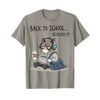 Funny Tired Cat Back to School Coffee Cat for Students