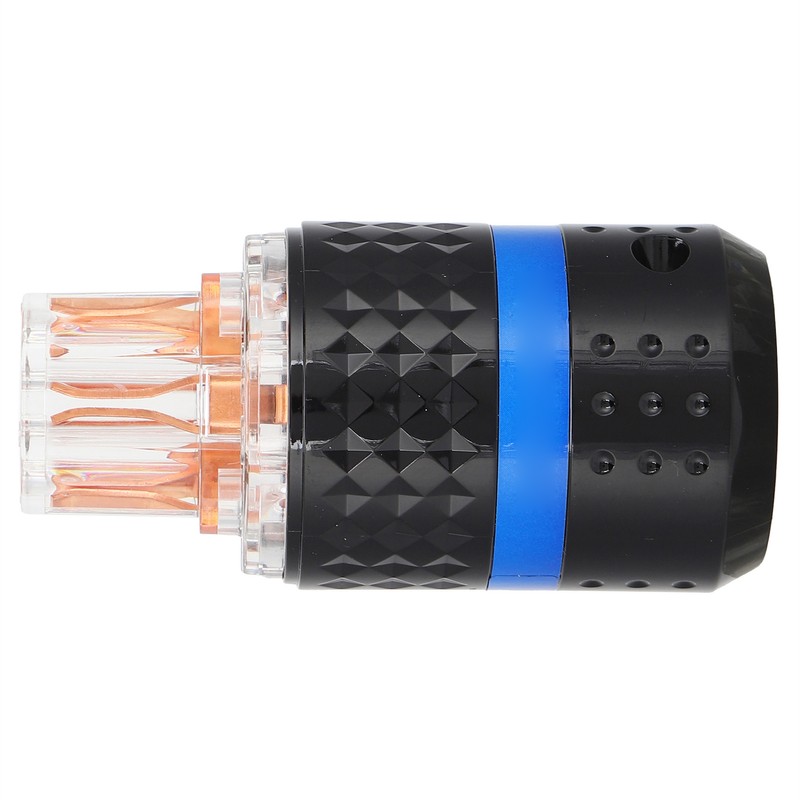 Monosaudio E103/F103 Power Plug Transparent Pure Copper Power Plug Audio