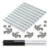 BLCCLOY - 10 soportes de esquina de perfil de extrusión