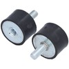 2Pcs AntiVibration Mount Rubber Isolator for Air Compressor Diesel Engine