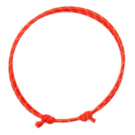 USG 15200002 Neck Ring Round Adjustable Orange/Red Patterned
