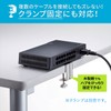 Sanwa Supply LAN-GIGAP1602BK Gigabit Compatible Switching Hub (16 Ports, Magnet)