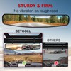 BETOOLL 16.5" Wide Rear View Race Mirror Convex Mirror with