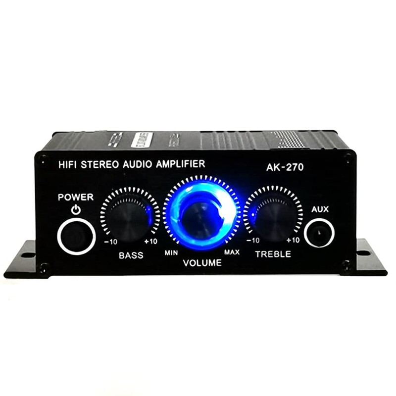 Daiilg -270 AK270 12V Mini HiFi Power Amplifier Audio Home