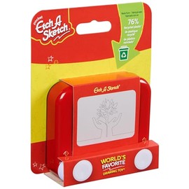 Etch A Sketch Pocket, 76% de plástico Reciclado, la Primera Pantalla mágica, Juguetes para Dibujar para niños y niñas a Partir de 3 años