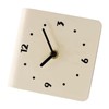 SIXRUN Table Clock, Desktop Clock, Simple Modern Quiet Movement, Metal