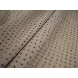 LIGHT FRENCH GREY "CEILLET" FRENCH EMBROIDERED COTTON EYELET FABRIC!!