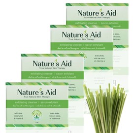 Bar Soap Multi-Pack of 4 - Charcoal & Sweet Orange (Dead Sea Salt & Lemongrass)