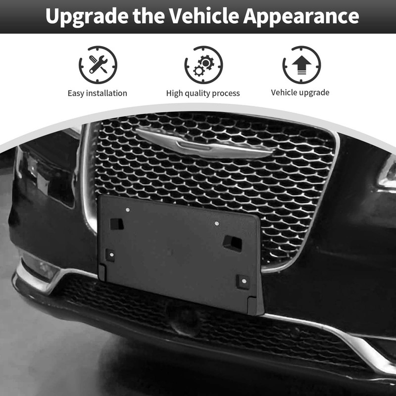 CheroCar for Chrysler License Plate Frame Tire License Plate Holder