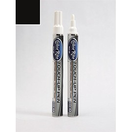 ColorRite Pen for Saturn Relay Automotive Touch-up Paint - Black (Trim) WA8555/WA848 - Color+Clearcoat Package