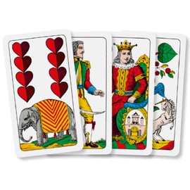 Dal Salzburg Italy Card Game 40 Cards Ideal for Playing Brooms and Trumps