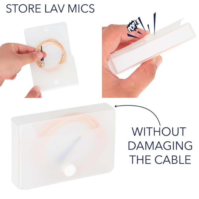 URSA Popper Case – Clear Storage Case for Lav Mics,
