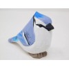 Blue Jay Keychain Ring Hook Clip Crested Jaybird Charm Miniature