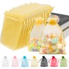Nurplexl Gold Sheer Organza Bags 5" x 7" 100 PCS