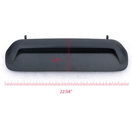 Hood Scoop Bulge Kit, Compatible with 10-20 Toyota Tacoma 4 Runner PRO Matte Front Upper Hood Scoop Bulge Insert Upgrade Kit Black Sport Hood Air Flow