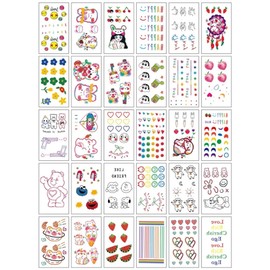 Core Bridge Tattoo Sticker Self Henna Instant Tattoo 30 Piece Set, 1 Set, XB-Happy Kids Tattoo Set / 코어브릿지 타투 스티커 셀프 헤나 인스턴트 문신 30종 세트, 1세트, XB-해피키즈타투세트