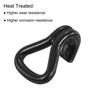 sourcing map Pack of 4 double J strap hooks, 25