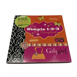 Paper Boutique Scrapbooking Simple 1-2-3 Kit Girly Girl Shop Till You Drop Robin Zingone NEW