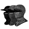 Outdoor UV Protection Full Face Mask for Hiking, Jogging, Biking - Cool Summer Sun Guard Motorcycle Dark Grey
