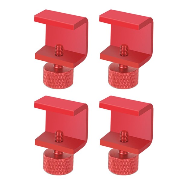 Nicear 4Pcs 3D Printer Bed Clips,Glass Build Plate Clips Use