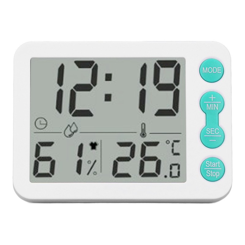 Indoor Digital Temperature Humidity Meter Multifunctional Electronic Thermometer Hygrometer with