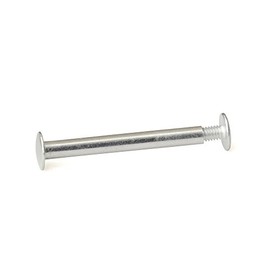 TruBind Aluminum Chicago Screw and Post Sets | 1-3/4 inch Post Length | 3/16 inch Post Diameter | Silver-Colored | 100 Screws and 100 Posts