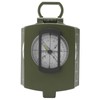 DC60‑2A Aluminium Alloy Foldable Multifunctional Luminous Compass Outdoor SuppliesArmy Green