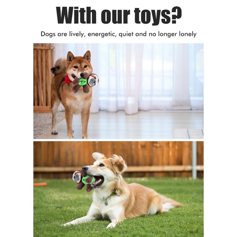 Plush Dog Toys Interactive Dog Puzzle Toys Cute Sloth Teething