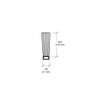 CRL W562C .625" (16 mm) Vanguard Security Astragal Replacement Pile