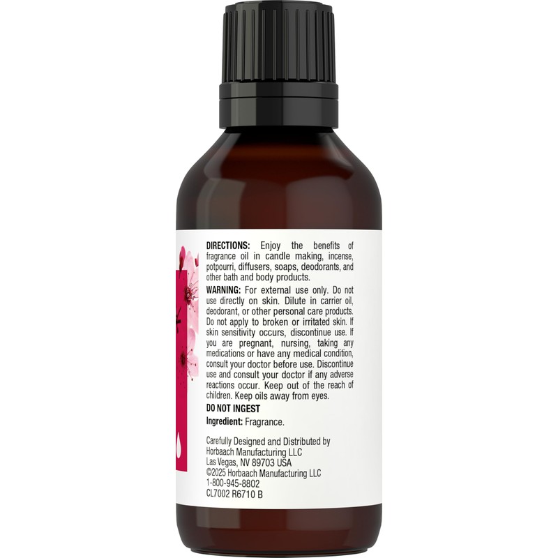 Horbäach Japanese Cherry Blossom Fragrance Oil | 1 fl oz