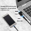 GELRHONR 90 Degree USB C to Micro USB Adapter Right