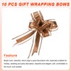 uxcell 10pcs 8 Inch Giant Large Pull Bow Gift Wrapping
