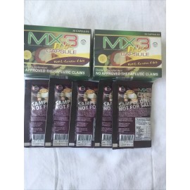 Mx3 2 BOXES OF MX3 PLUS 30 capules + Free 5sachet of mx3 coffee & free shipping