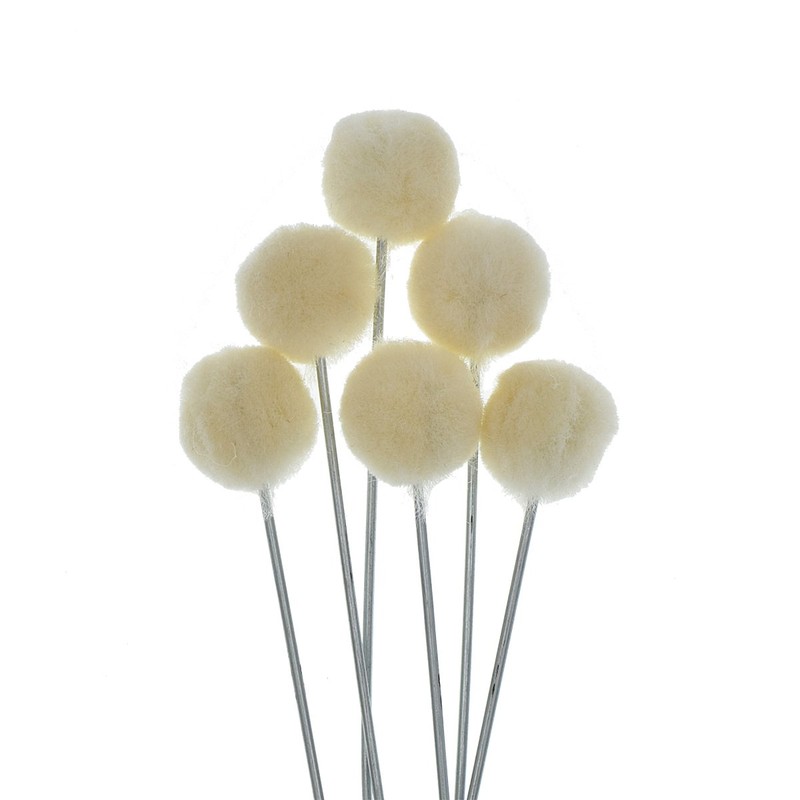 50 Pieces Wool Daubers Ball Brush Leather Dye Dauber Dyeing