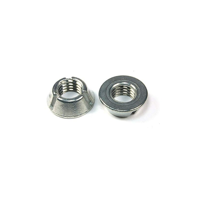 (VV #16) 5pcs 1/2-13 Tri-Groove Tamper Proof Security Nuts Zamak