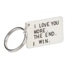 Birthday Keychain Stainless Steel I Love You More The End