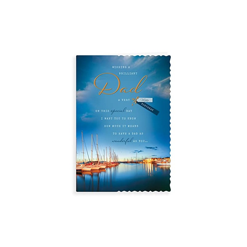 Avant Garde Studios Birthday Card Dad - 9 x 6