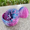 3D Printed Dragon in Egg – Flexible Articulated Crystal Dragon