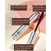 Mascara for Older Women 60 Plus,2 Pcs Black Brown Waterproof