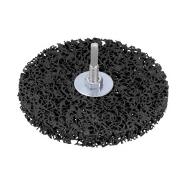 HARFINGTON Paint Stripping Disc Drill Attachment 5" x 1/2" with 1/4" Shaft Strip Clean Discs for Angle Grinder Clean and Remove Paint Coating Rust, Black