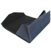 KKD Stylish Denim Glasses Hard Case, Triangle, Foldable, Simple, Storage,