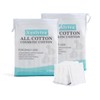 Square Cotton Pads for Makeup Remover (400 Count), 100% Pure