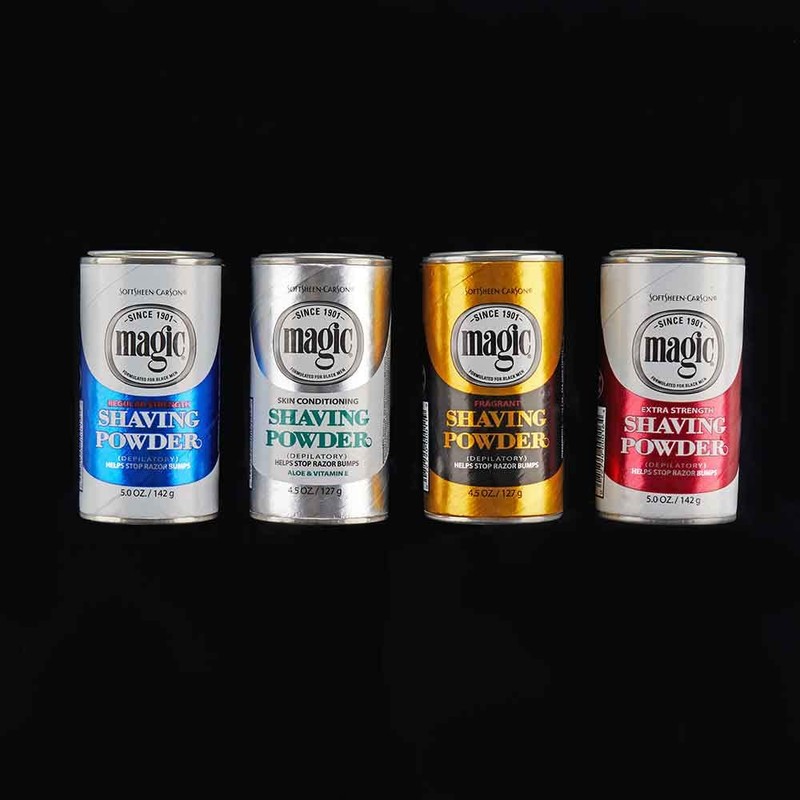 Magic Shaving Powder Blue Regular Strength 5 oz (Pack of